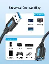 Cable de Extensión USB 3.0 Tipo A Macho a Hembra 2 Metros Negro Vention -2.webp