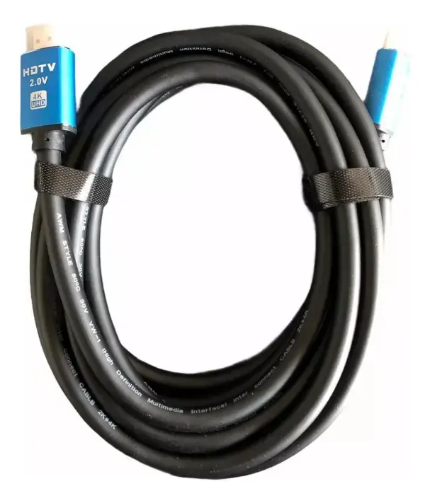 Cable HDMI 2.0 Ultra HD 4K 10 Metros Alta Velocidad HDMI-HDMI Negro-2.webp