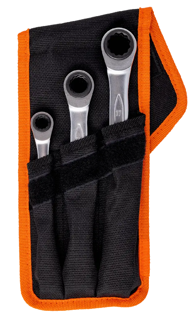 Juego de Llaves Mecánicas a Crique Poligonal 3 Piezas S4RM-3T BAHCO 1.webp