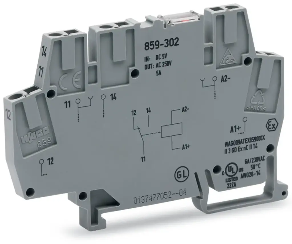 Rele 24Vdc 1 inversor 5A 859-304 Wago