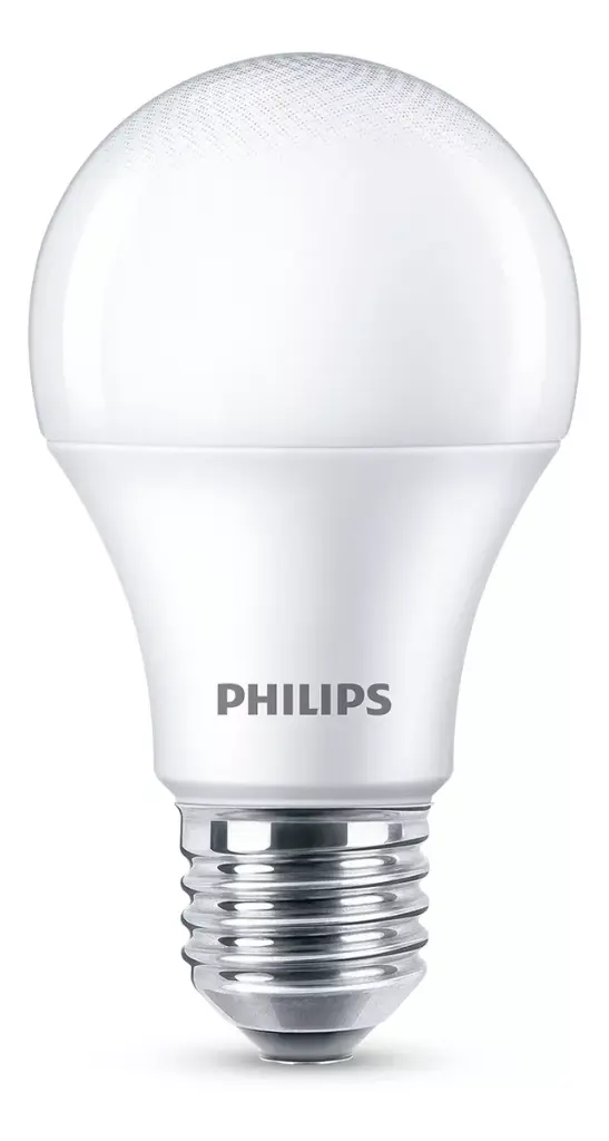 Ampolleta Led Bulbo ESS E27 4W Calida 3.000K 280 LM 220-240V paquete 2 un Philips