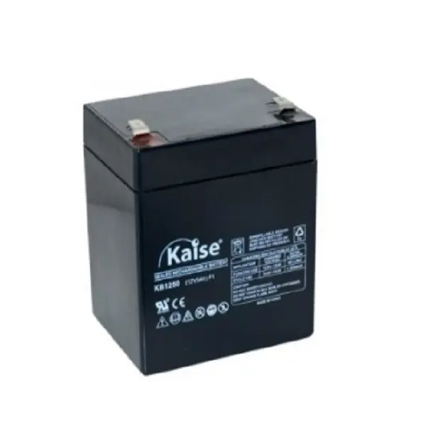 Bateria plomo acido ciclo profundo VRLA AGM 12v 5Ah kb1250 Kaise