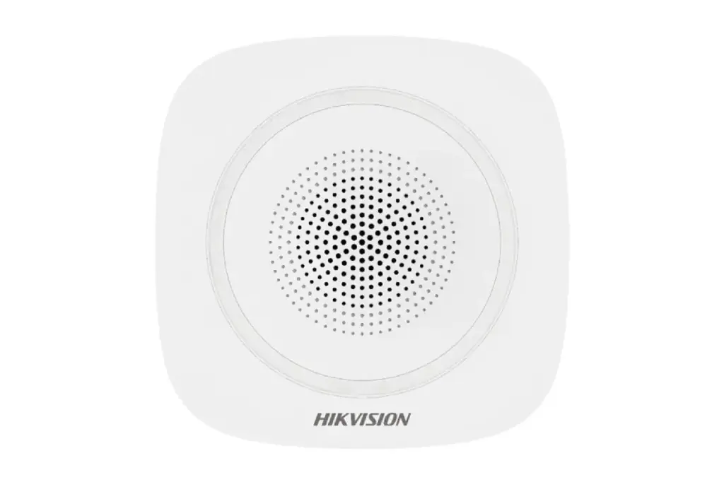Sirena interna Inalámbrica bidireccional 433 MHz Cifrado AES-128 110dB DS-PS1-I-WB HIKVISION