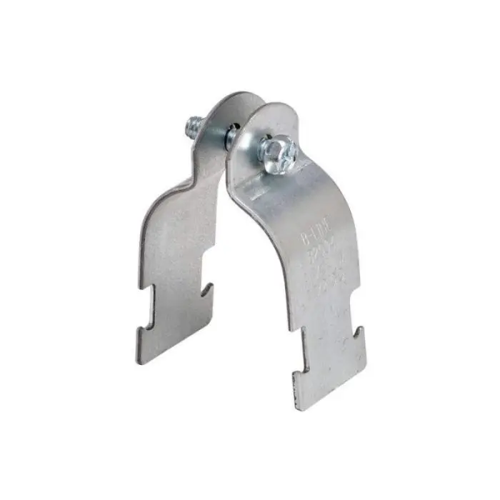 Abrazadera Ruc galvanizada 6" con perno y tuerca