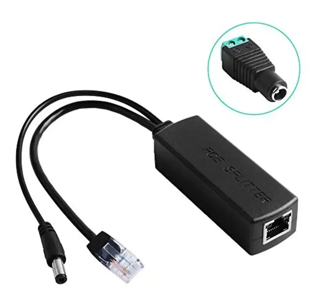 Adaptador Poe Splitter 48v A 12v 2a kat-poe-b1210 Mundo tecnologico