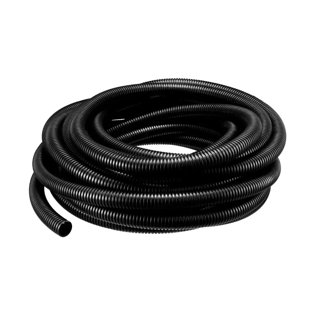 Tuberia conduit corrugada 80mm negro Libre de Halogenos rollo 10 mt