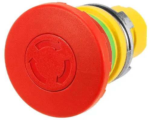 Parada de emergencia Ø22mm tipo hongo Ø40mm rojo con desenclavamiento por tirón 020PTFAR ELFIN
