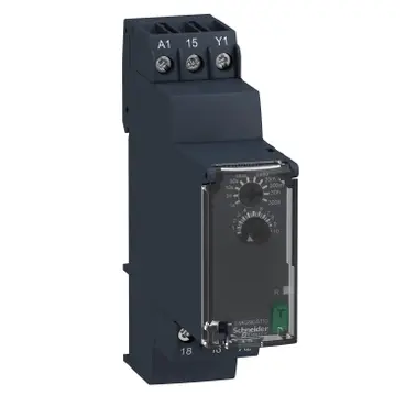 Rele temporizador de contacto de paso 0.05...1s - 24Vac/dc 1NA+1NC RE22R1AMR SCHNEIDER ELECTRIC