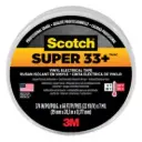 Cinta Aislante Scotch Super 33+ negra, 3/4  19mm x 20m 8061120701 3M