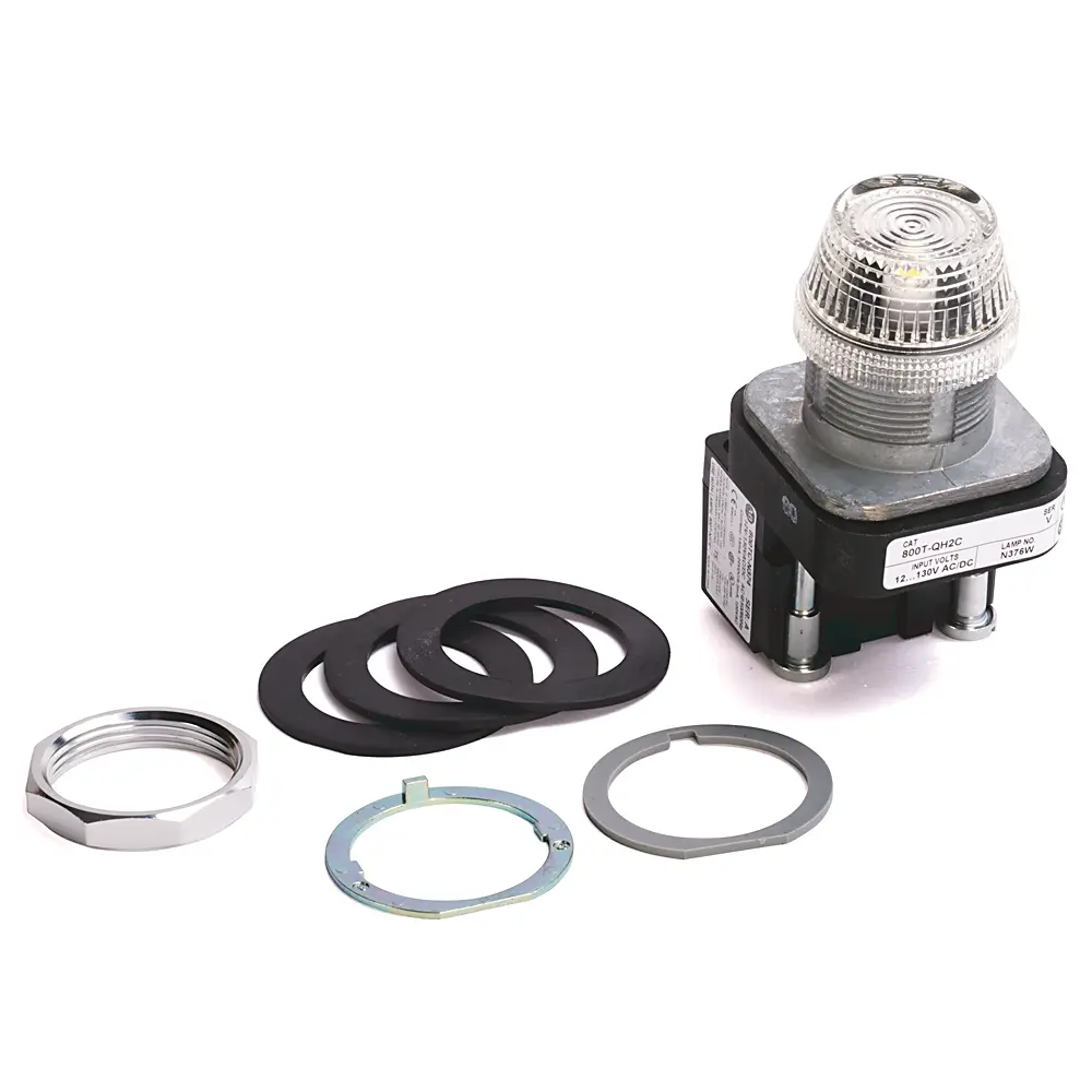 Luz piloto led verde 30 mm 12...130 Vac-Vdc 800T-QH2G ALLEN BRADLEY