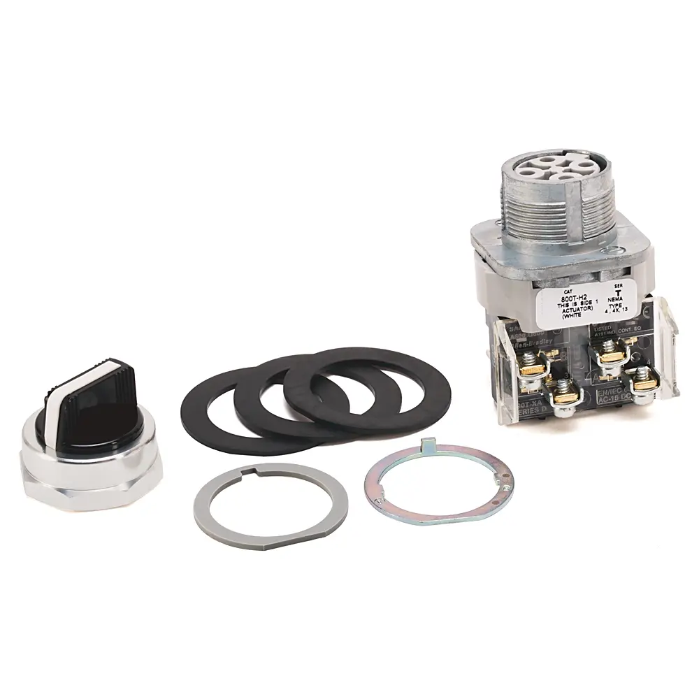 Selector de 3 posiciones 1NO+1NC negro Ø30 mm 800T-J2A ALLEN BRADLEY