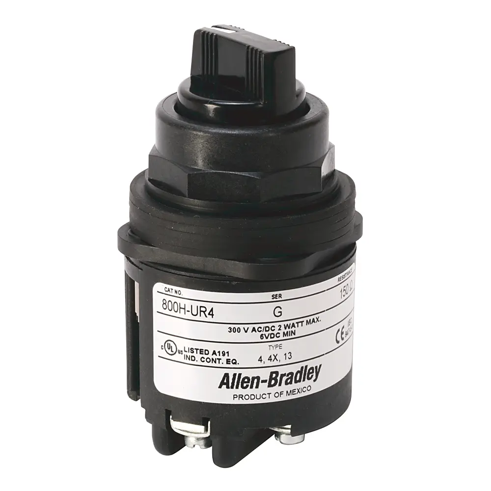 Potenciómetro industrial Ø30 mm serie G 300 Vac/dc 10 kilohmios 800H‑UR29 ALLEN BRADLEY