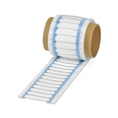 Manguito termorretráctil blanco sin rotular 30×10 mm rango 2,1–6,4 mm 500 un 0800376 Phoenix Contact