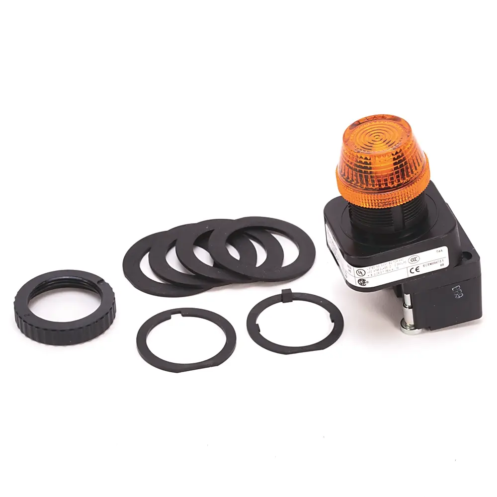 Luz piloto led ambar 30 mm 12...130 Vac-Vdc 800H-QRH2A ALLEN BRADLEY