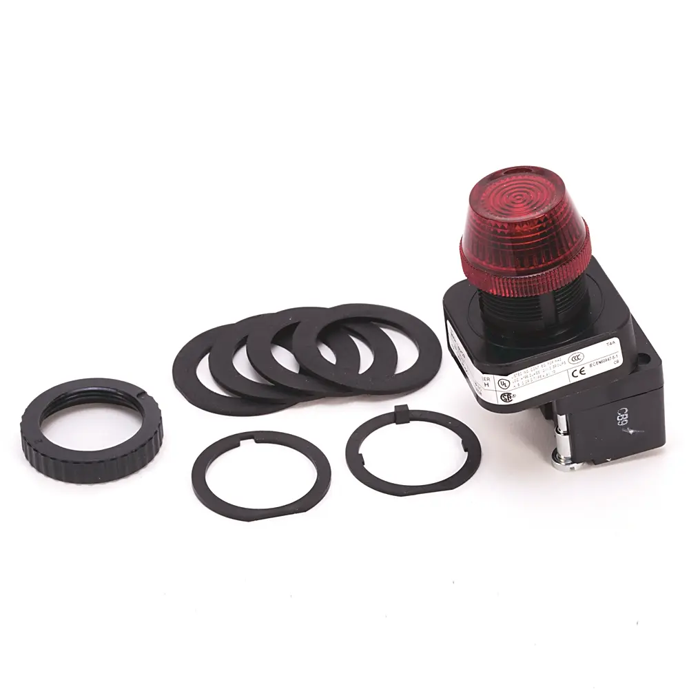Luz piloto led rojo 30 mm 12...130 Vac-Vdc 800H-QRH2R ALLEN BRADLEY