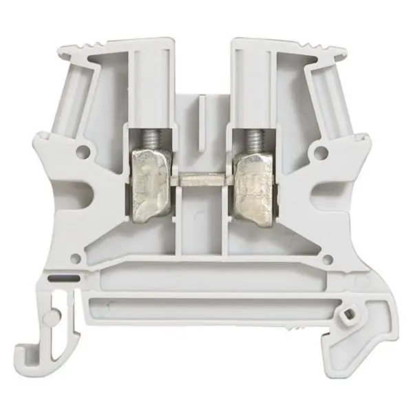 Borne de conexión por tornillo Viking 3 - conexión (1 entrada/1 salida), sección 6 mm2 - color gris 37162 LEGRAND