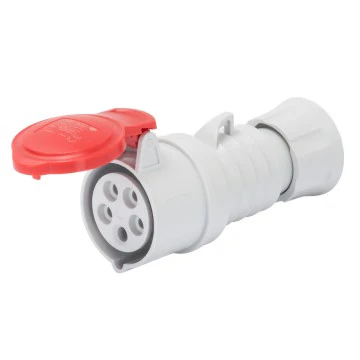 Enchufe Industrial volante hembra 380V a 415V 3P+T 32A IP44/IP54 GW62019H GEWISS