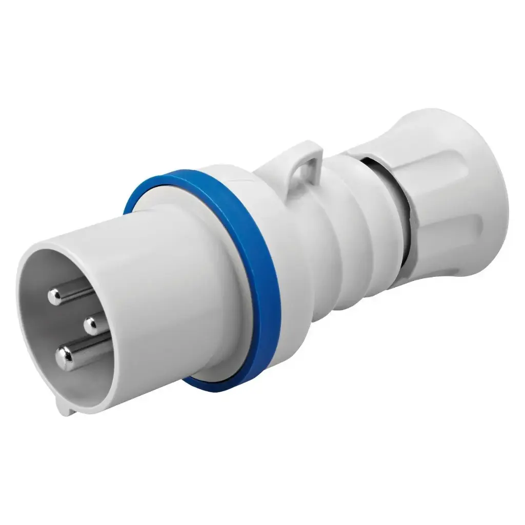 Enchufe Industrial volante macho 200-250V 2P+T 16A IP44/IP54 GW60004H GEWISS