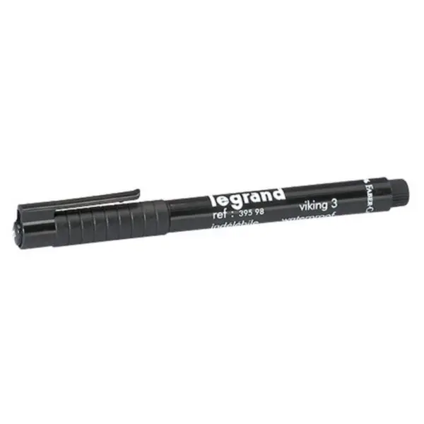Lápiz Indeleble Negro p/Marcación Viking 3 39598 LEGRAND