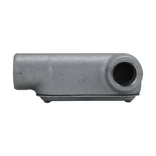 Condulet tipo LR hierro fundido con tapa y empaquetadura 1.1/2" Crouse Hinds