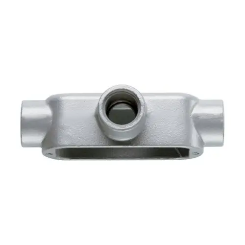 Condulet tipo T hierro fundido con tapa y empaquetadura 1.1/2" Crouse Hinds 