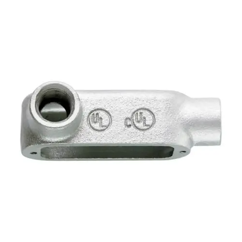 Condulet tipo LL hierro fundido con tapa y empaquetadura 1.1/2" Crouse Hinds  