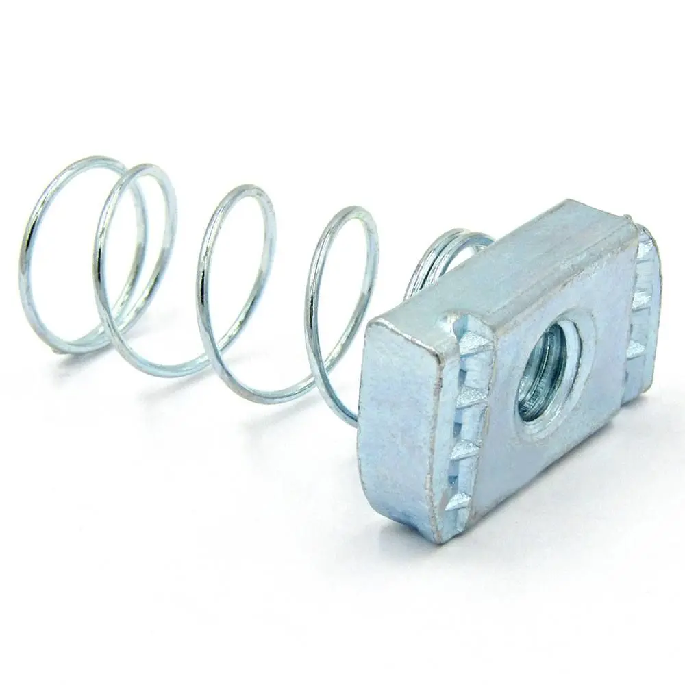 Tuerca con resorte galvanizada 1/4"