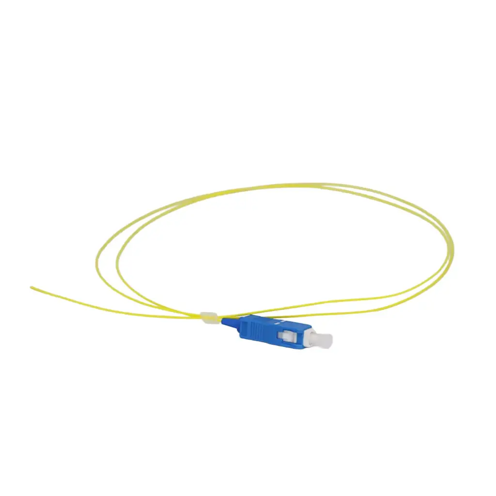 Jumper de fibra optica monomodo Lszh LC-LC 2mt amarillo Trimerx