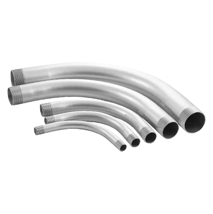 Curva metalica galvanizada para conduit rigido 2" Ansi C80.1 