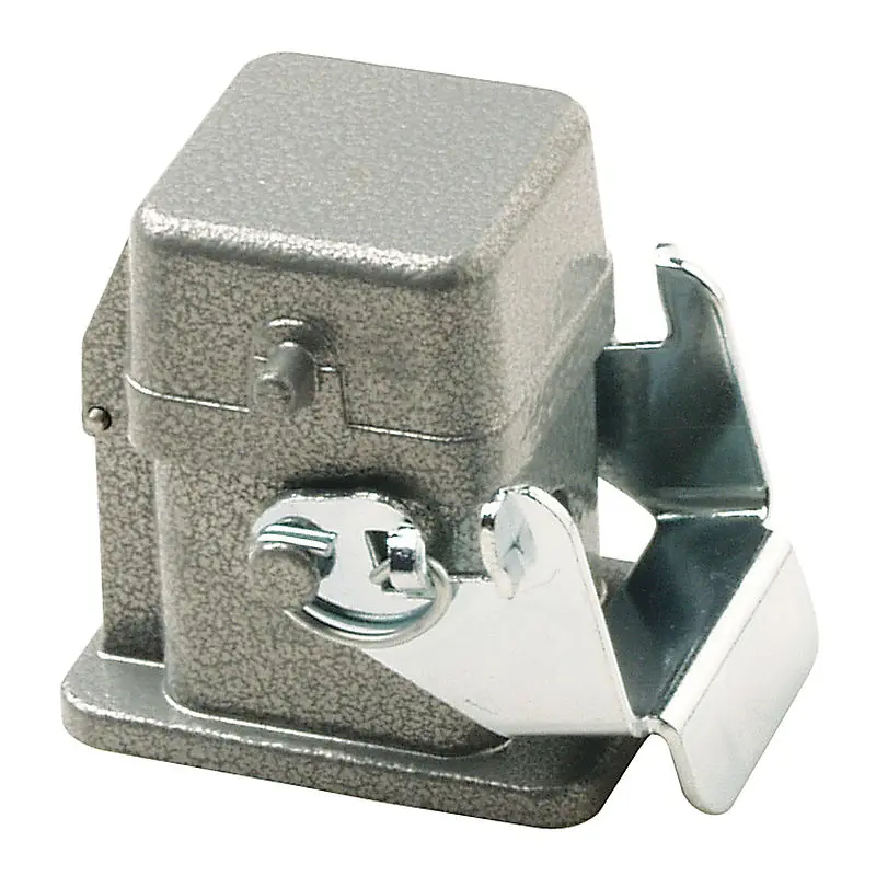 Carcasa de aluminio recta A3, A4, A5 y D8 con tapa resorte IP65 704403 WALTHER