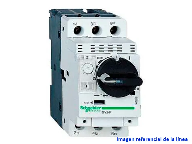 Guardamotor magnotermico Tesys GV 3P 6-10A mando rotatorio GV2P14 SCHNEIDER ELECTRIC 