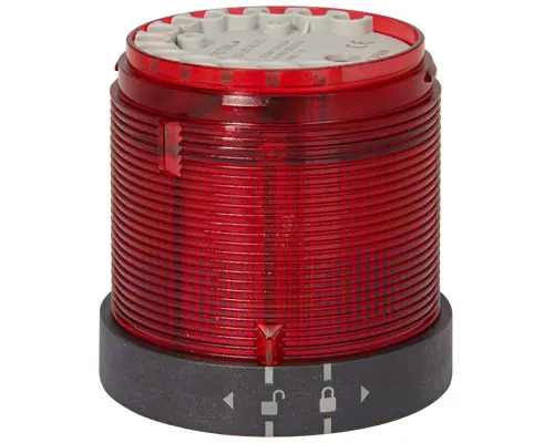 Difusor circular rojo para baliza 050TMLR ELFIN