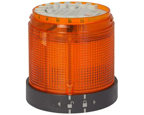 Difusor circular ambar para baliza 050TMLA ELFIN