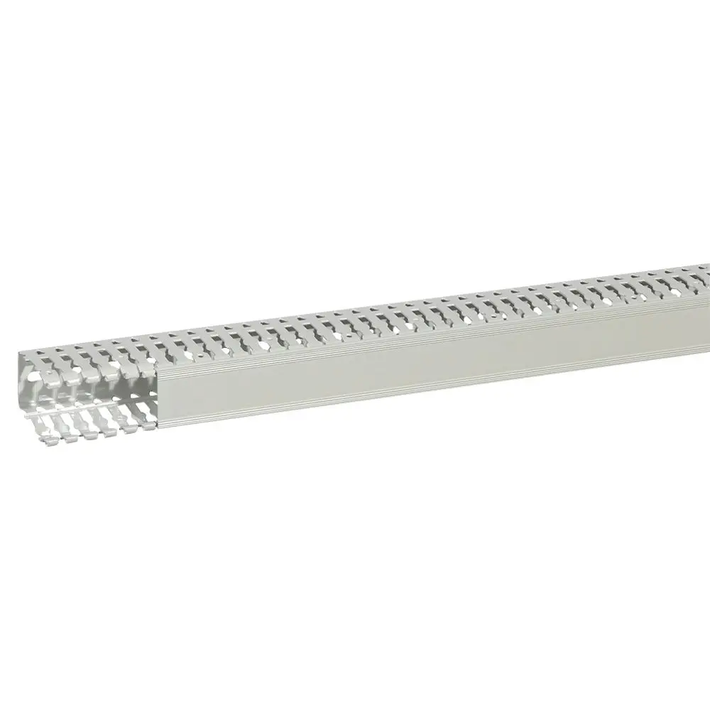 Canaleta Lina libre de halógenos 40x60 mm - Gris PC/ABS tiras de 2 mts 636207  LEGRAND