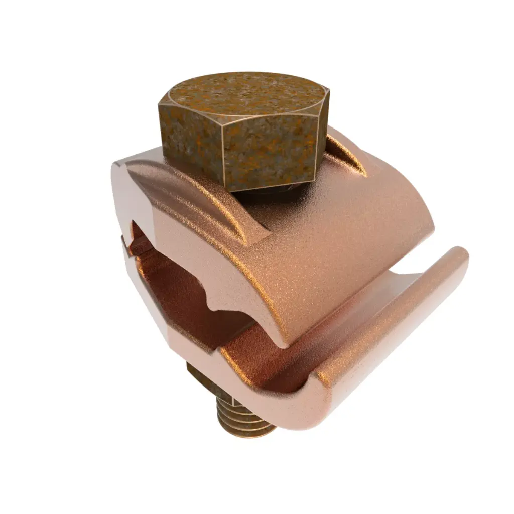 Conector mecánico de cobre para cable a barra 4 – 2/0 AWG GB26 Burndy