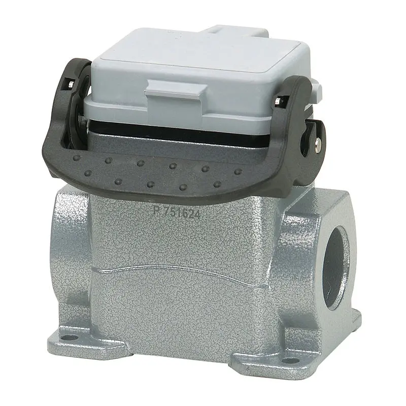 Carcasa de aluminio sobrepuesta 6P con tapa resorte 1xM20 IP65 P711606MS WALTHER