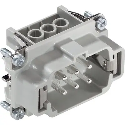 Conector macho con tornillo H-BE 6 SS 6P 16A 10190000 EPIC