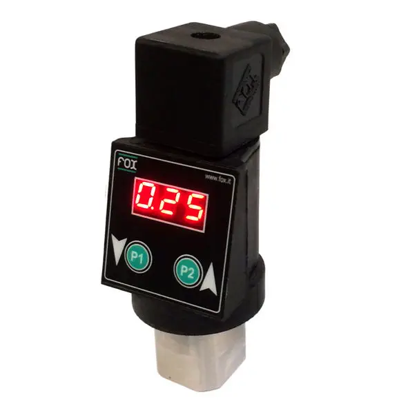 Presostato digital 0 a 400 bar 1/4" BSP FL59-B FOX