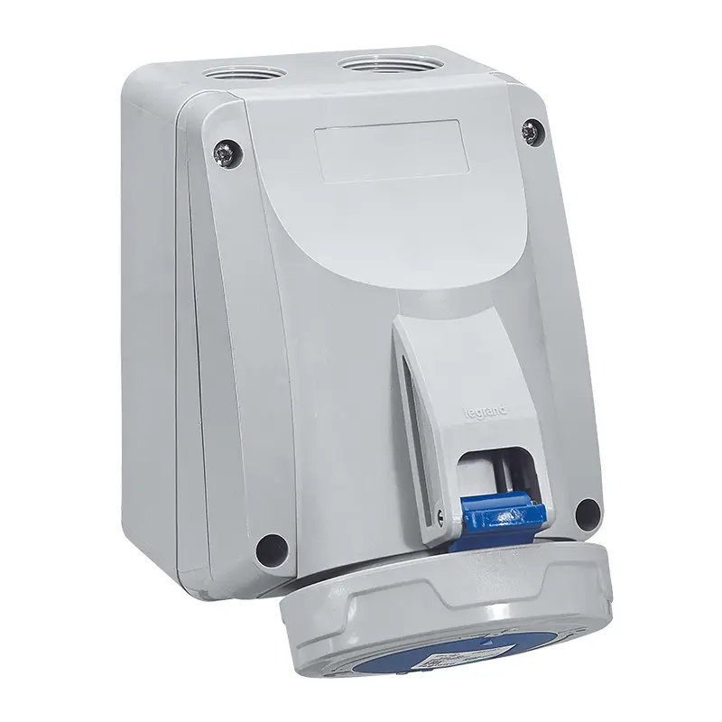 Enchufe Industrial sobrepuesto hembra P17 200V a 250V 3P+T 16A IP67 555355 LEGRAND