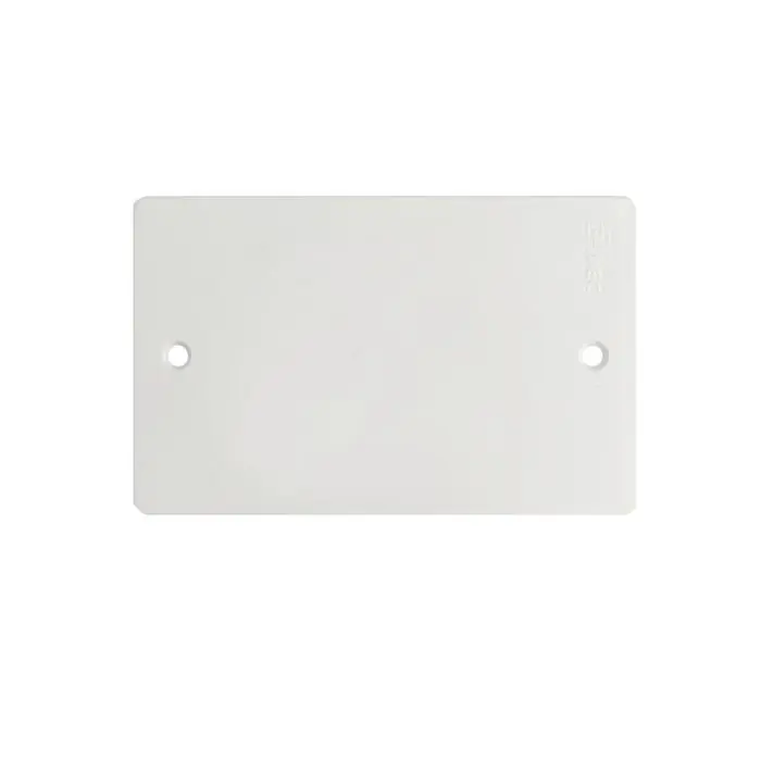 Tapa ciega rectangular 110x64mm blanca 