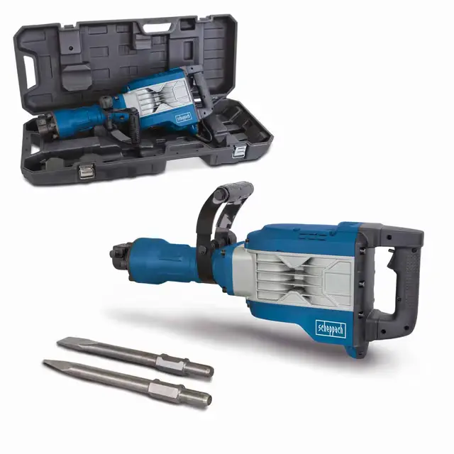 Martillo demoledor 1900W 60J color azul Scheppach 