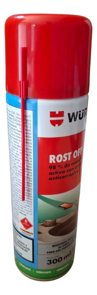 Removedor de oxido Rost Off 300ml Wurth