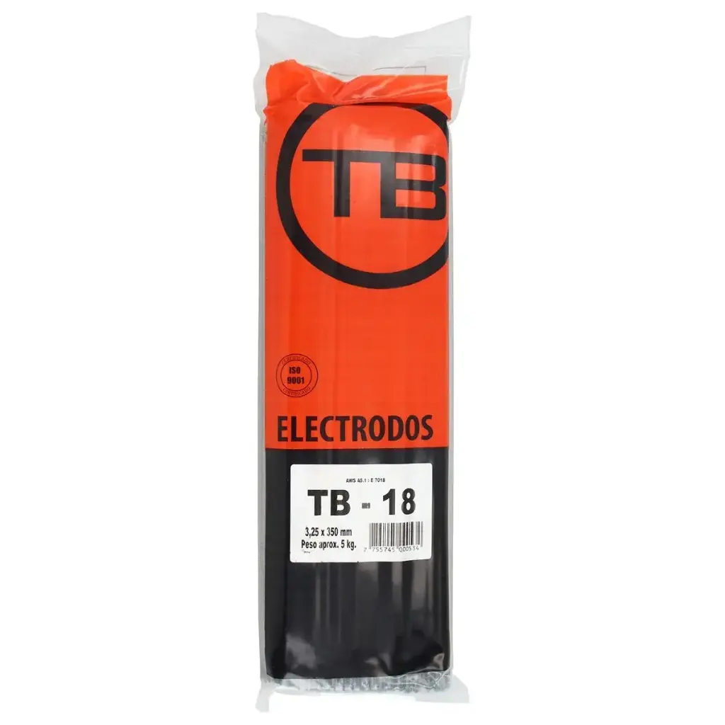 Electrodo de Soldadura E7018 3/32'' 5KG TB