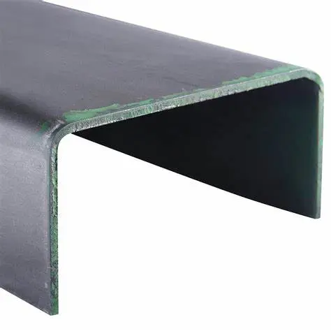 Perfil canal de acero 150x50x3mm 6mt negro