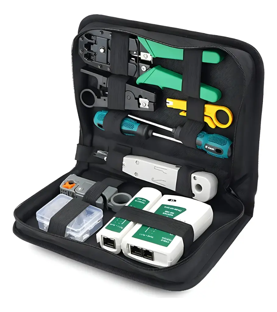 Estuche Kit herramientas para redes Rozenberg
