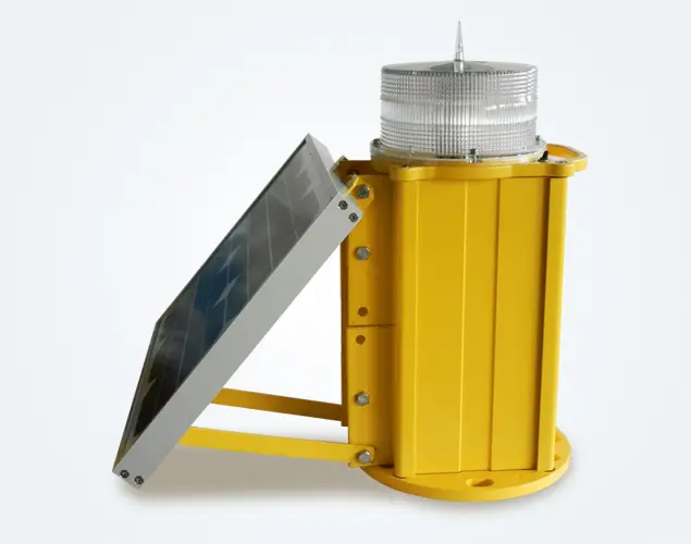 Luz de obstrucción de intensidad media con energía solar OMS2K-C2016