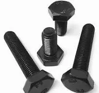 Perno hexagonal pavonado grado 10.9 UNC M20-2.5x160mm