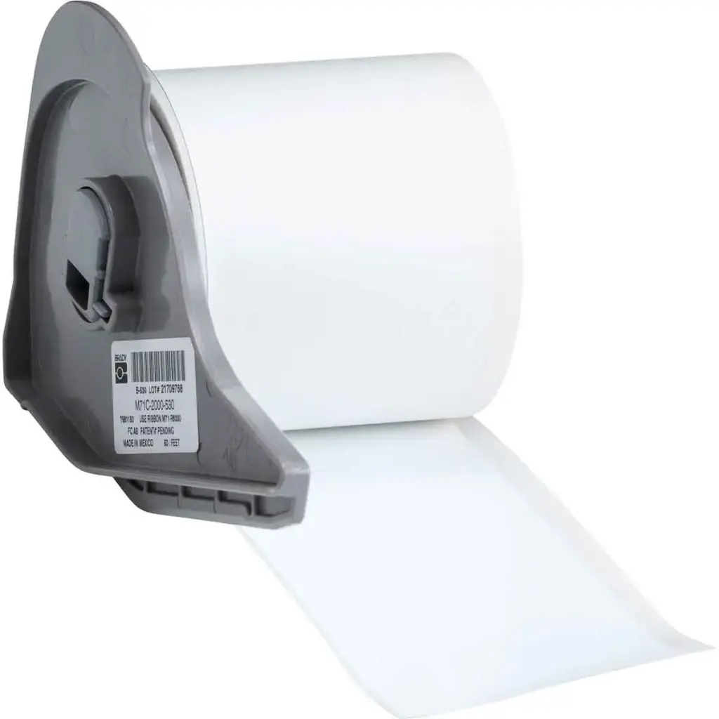 Cinta de impresora Brady para impresora M710 y BMP71 fondo blanco 2" B-595