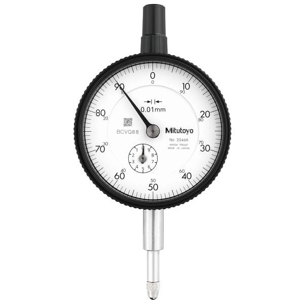 Reloj comparador analógico 0–10 mm resolución 0,01 mm 2046A Mitutoyo