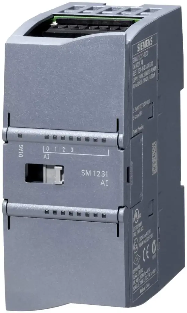 Modulo de entradas analogicas SM 1231 8 AI ±10V / 0–20 mA para PLC S7-1200 6ES7231-4HF32-0XB0 Siemens